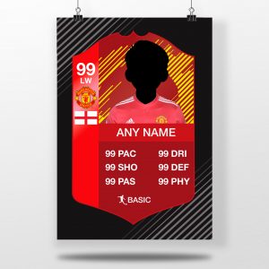 FIFA 2018 Manchester United Branded Card – Fully Customised