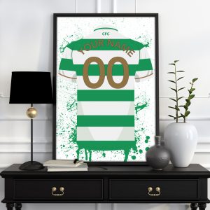 Celtic Football Posters – Personalised Football Poster – Celtic Posters