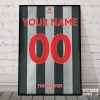 Personalised Newcastle United Football Poster