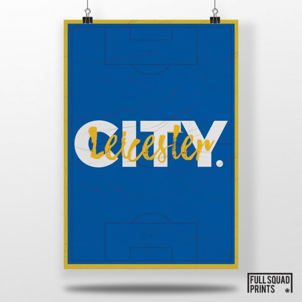 Leicester City Poster Print