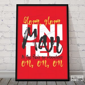 Manchester United Poster Chant