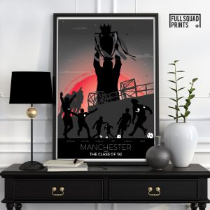Man United fc Poster Class of 92 Print
