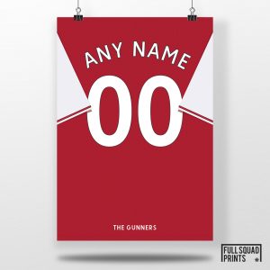 Personalised Arsenal Poster
