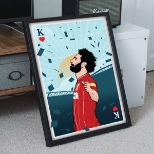 Mo Salah Poster – The Egyptian King of Hearts